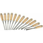 Набор стамесок Stayer 12шт с деревянной ручкой Profi (1835-H12_z01)