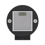 Каминная вытяжка Maunfeld Lee Wall 35 черный