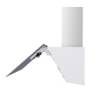 Каминная вытяжка Maunfeld Topaz 60 белое стекло