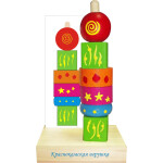 Пирамидка Краснокамская Игрушка Геометрия (ПИР-18)