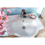 Зеркальный шкаф Бриклаер Карибы 50 дуб кантри/венге