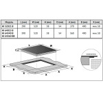 Встраиваемая индукционная варочная панель Korting HI 64560 BCG