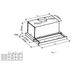 Встраиваемая вытяжка Gefest ВО 4501 К23