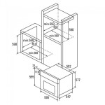 Встраиваемый электрический духовой шкаф Cata MDS 7208 BK