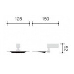 Мыльница настенная Schein Rembrandt 062G (хром)