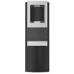 Каминная вытяжка Maunfeld Lee Wall sensor 39 черный