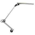 Светильник настольный Трансвит SIRIUSC16C/SL серебристый/черный