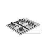 Встраиваемая газовая варочная панель Beko HIGG641C3SX
