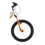 Велосипед Black One Ice 20 серебристый/оранжевый/голубой HQ-0005360