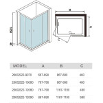 Душевой уголок WeltWasser WW 200 200 QS 2210080