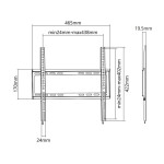 Кронштейн для телевизора Ultramounts UM812F
