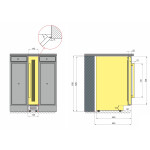 Винный шкаф Meyvel MV8-KBT1