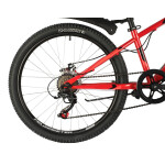 Велосипед Novatrack 24SH6SD.EXTREME.11RD21 красный