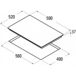 Встраиваемая электрическая варочная панель Cata TN 604/A
