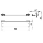 Стекло для полки Langberger 10951A