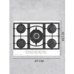 Встраиваемая газовая варочная панель Zigmund & Shtain M 26.7 W