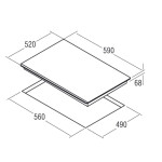 Встраиваемая индукционная варочная панель Cata IB 604 WH