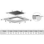 Встраиваемая электрическая варочная панель Korting HK 43051 B