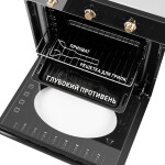 Встраиваемый электрический духовой шкаф Maunfeld EOEFG.566RBG.MT