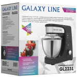 Миксер Galaxy GL 2231 черный/серебро