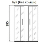 Душевой уголок River Morava XL 120/80/24 МТ без поддона (10000003375)