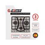 Встраиваемая газовая варочная панель Exiteq PF 640 STX-E/А