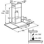 Каминная вытяжка Electrolux EFV 90380 BX