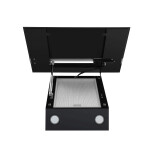 Каминная вытяжка Maunfeld Bridge Line 50 черный/полоска сатин