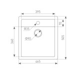 Кухонная мойка Zigmund & Shtain Platz 465 молодое шампанское