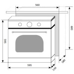 Встраиваемый электрический духовой шкаф Lex EDM 073C IV