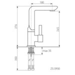 Смеситель для мойки Zigmund & Shtain ZS 0900 осенняя трава