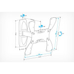 Кронштейн для телевизора Holder LCDS-5020 белый