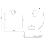 Бумагодержатель Timo Selene 10042/00 chrome