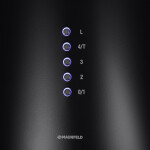 Каминная вытяжка Maunfeld Lee Wall 39 черный