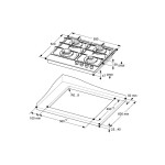 Встраиваемая газовая варочная панель Kuche GGH 640 BF