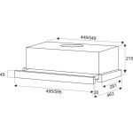 Встраиваемая вытяжка Exiteq EX-1076
