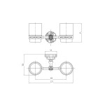 Стаканодержатель Milacio MC.904.BR