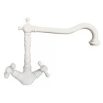 Смеситель для кухни Italmix NOVECENTO 0910 WHITE (белый 06)