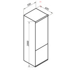 Холодильник Maunfeld MFF200NFB
