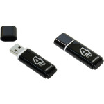 Флеш-диск Smartbuy Glossy 4GB black