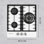 Встраиваемая газовая варочная панель Zigmund & Shtain M 23.4 W