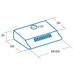 Вытяжка Cata P-3050 WH /L