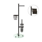 Стойка комбинированная настенная WasserKraft K-1246 темная бронза