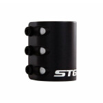 Зажим с проставкой для трюкового самоката STG черный Х98876