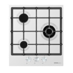 Встраиваемая газовая варочная панель HOMSair HGE433TGCWH