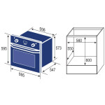 Встраиваемый электрический духовой шкаф Zigmund & Shtain E 149 B