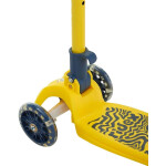 Самокат Ridex 3-х колесный Wave, 120/90 мм желтый/серый