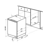 Встраиваемая морозильная камера Maunfeld MBFR88SW