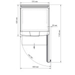 Холодильная витрина Бирюса Б-290 белый