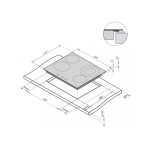 Встраиваемая электрическая варочная панель Darina 4P E323 B